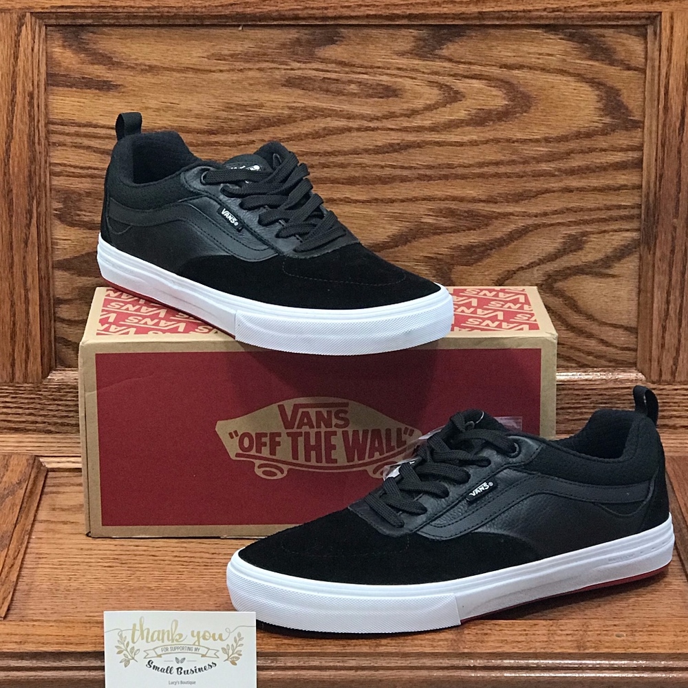 Vans Kyle Walker Pro Black Red Shoes